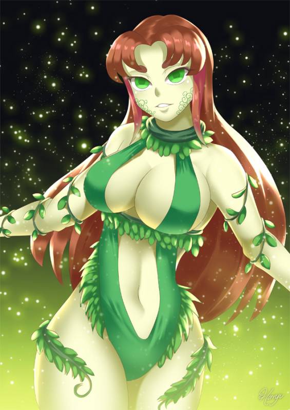 original character+poison ivy+starfire