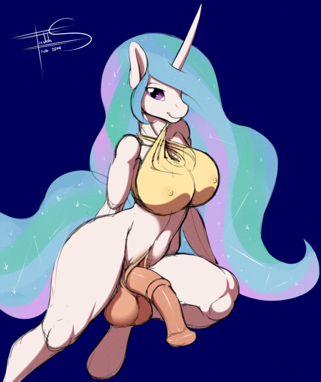 mile+princess celestia (mlp)