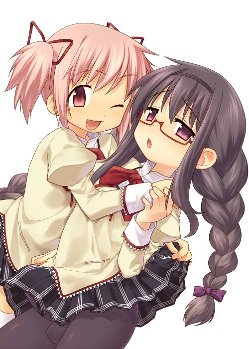akemi homura+kaname madoka