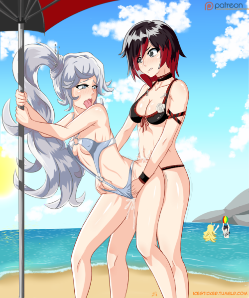 blake belladonna+ruby rose+weiss schnee+yang xiao long