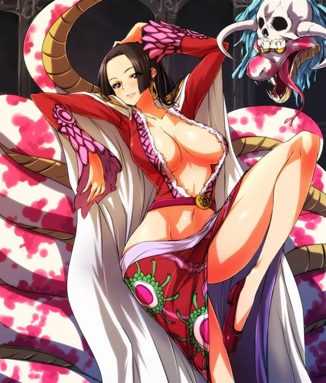 boa hancock+salome (one piece)