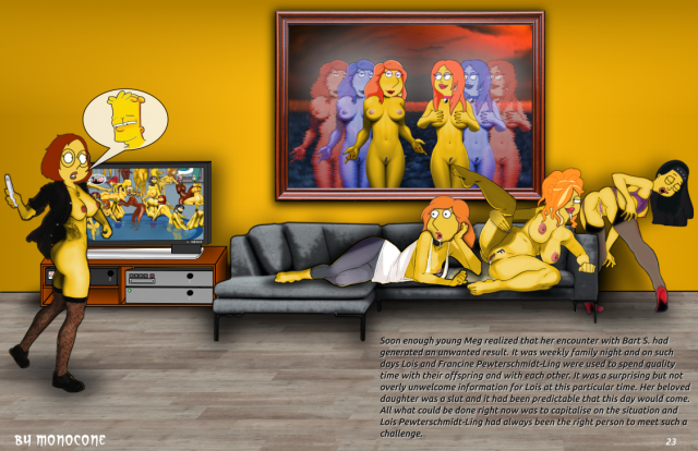 francine smith+hayley smith+lois griffin+meg griffin