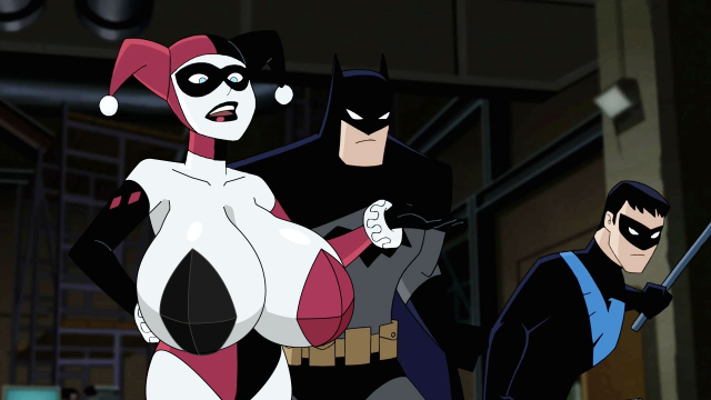batman+harley quinn+nightwing
