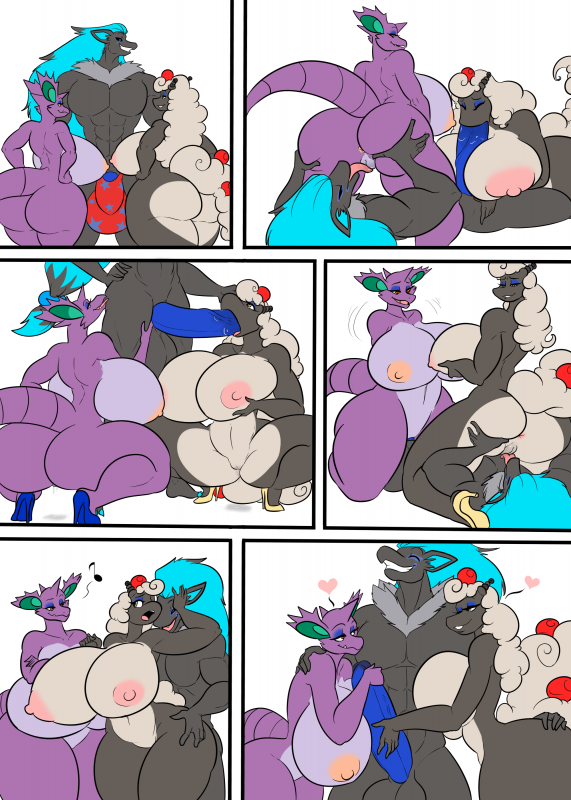 ampharos+nidoking+zoroark