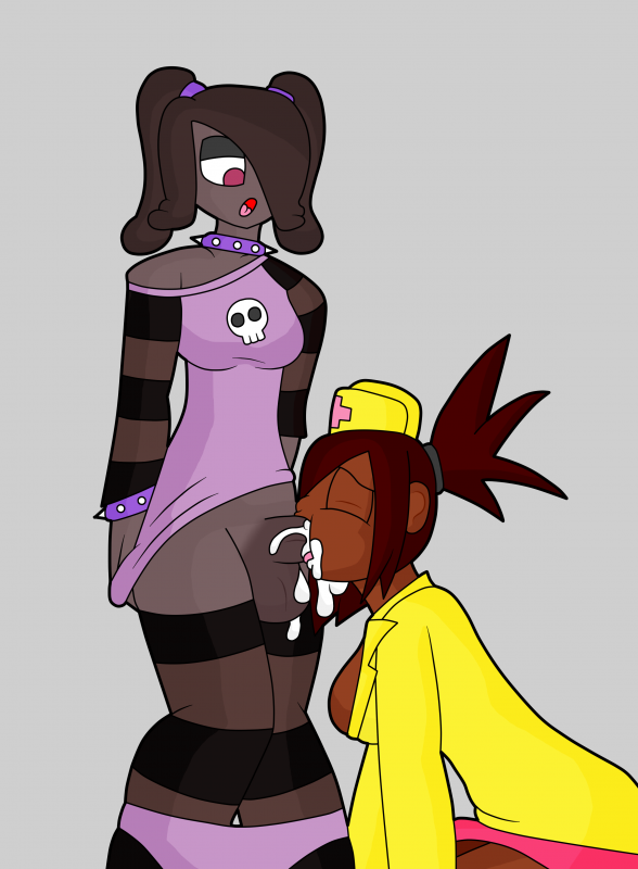 squigly (skullgirls)+valentine (skullgirls)