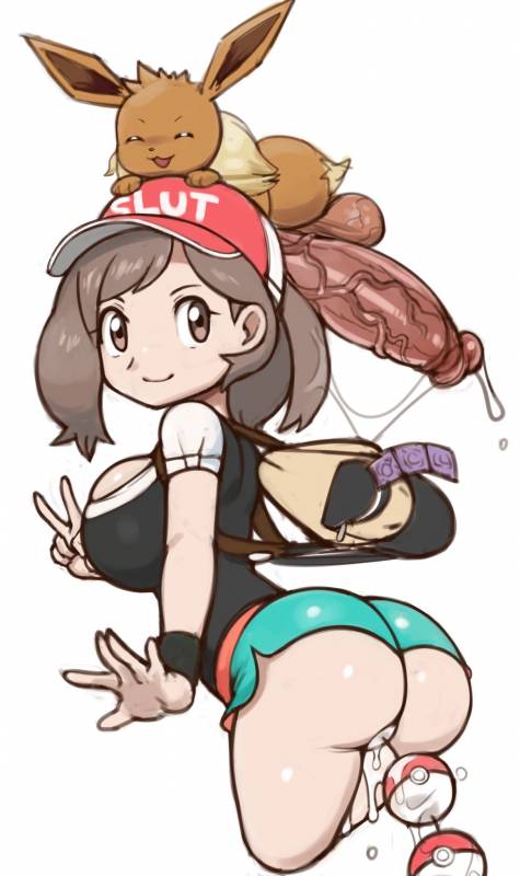 eevee+female protagonist (pokemon go)+female protagonist (pokemon lgpe)