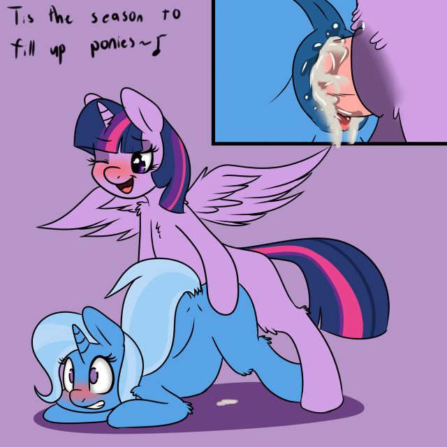 trixie (mlp)+twilight sparkle (mlp)