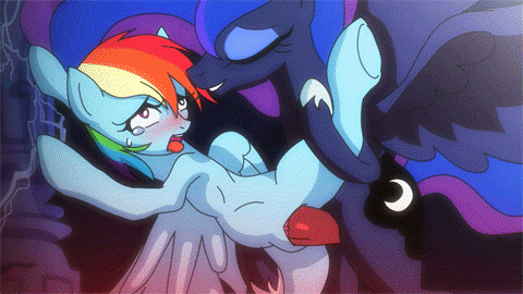 princess luna (mlp)+rainbow dash (mlp)