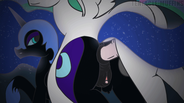 nightmare moon (mlp)+princess celestia (mlp)