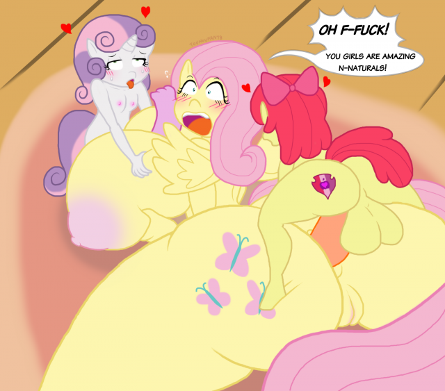 apple bloom (mlp)+fluttershy (mlp)+sweetie belle (mlp)