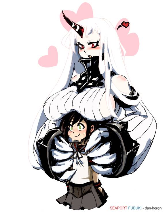 fubuki (kantai collection)+seaport hime