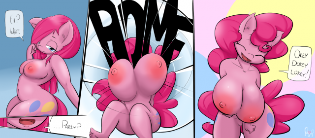 pinkamena (mlp)+pinkie pie (mlp)