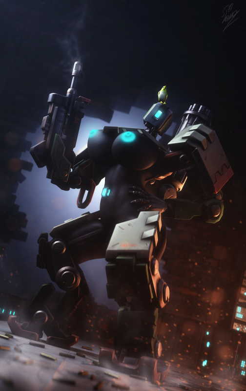 bastion (overwatch)+ganymede (overwatch)