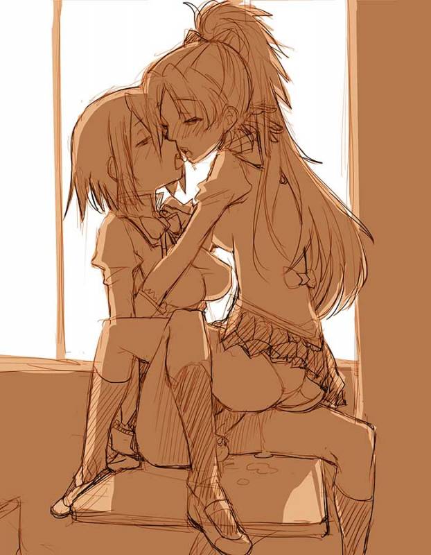 miki sayaka+sakura kyouko