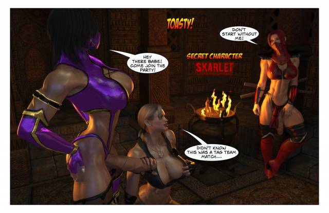 mileena+skarlet+sonya+sonya blade