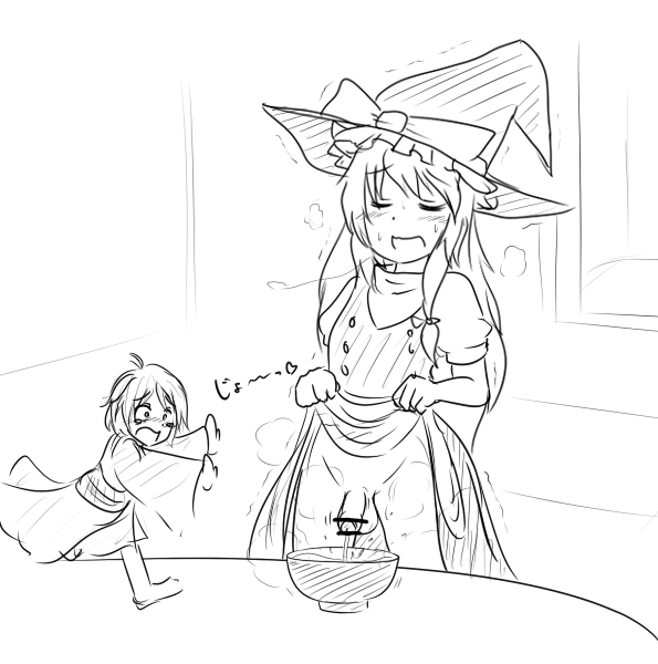 kirisame marisa+sukuna shinmyoumaru