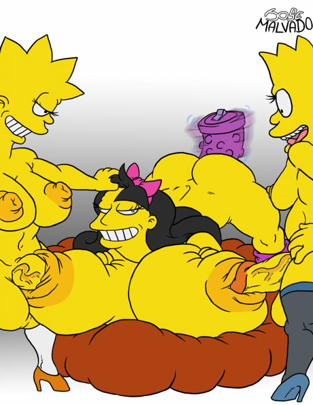 bart simpson+lisa simpson