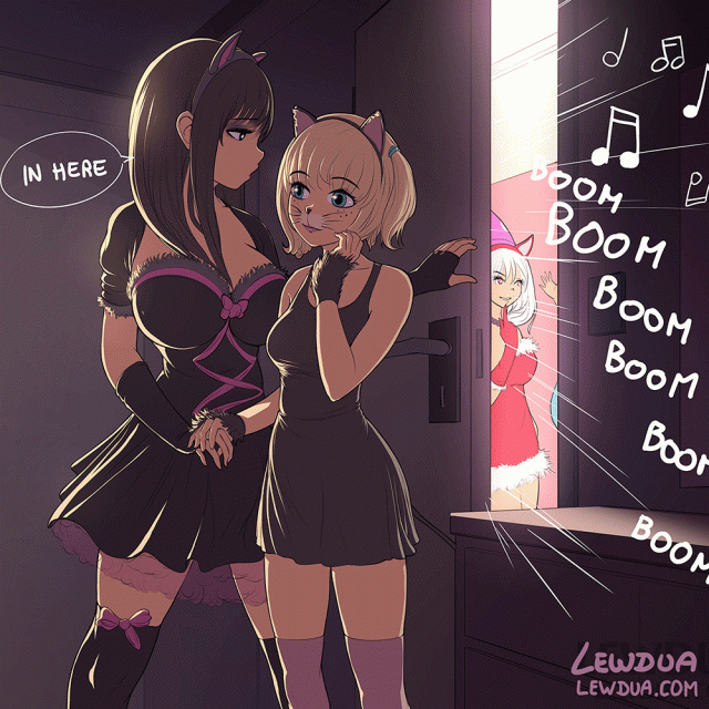 alison (lewdua)+nessie (lewdua)