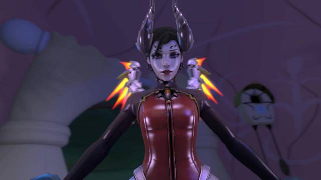 d.va+devil mercy+junebug d.va+mercy