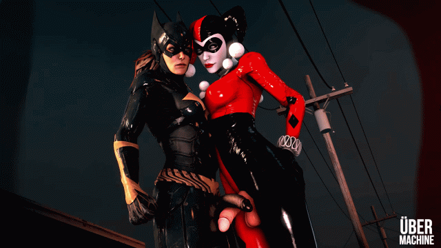 barbara gordon+batgirl+harley quinn