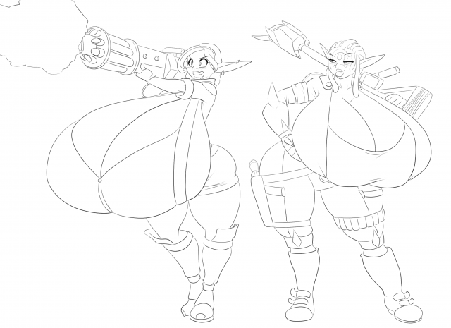 ashelin praxis+tess (jak and daxter)