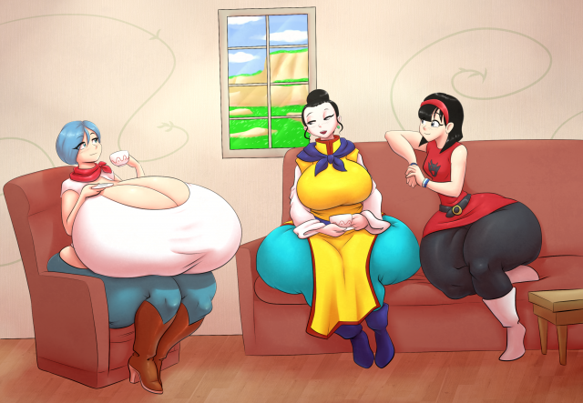 bulma briefs+chichi+videl