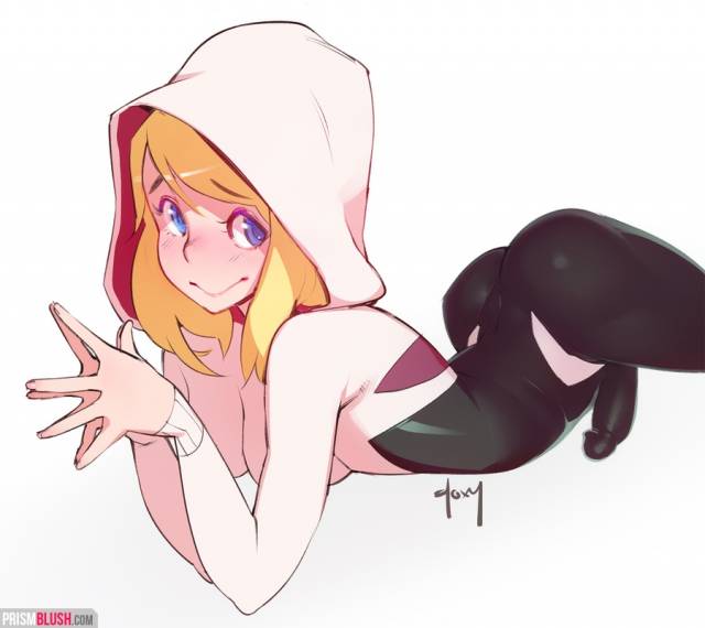 gwen stacy+spideg-gwen