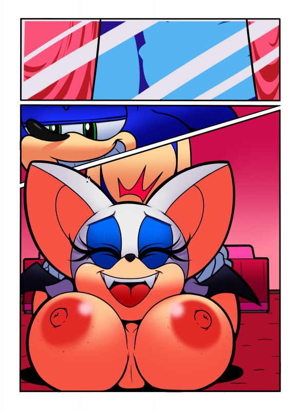 rouge the bat+sonic the hedgehog