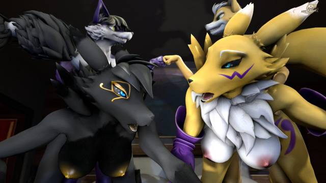 azerath+fox mccloud+renamon