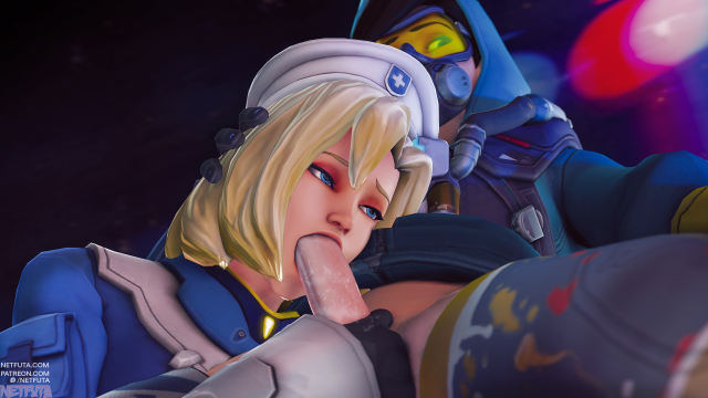combat medic ziegler+graffiti tracer+mercy+tracer
