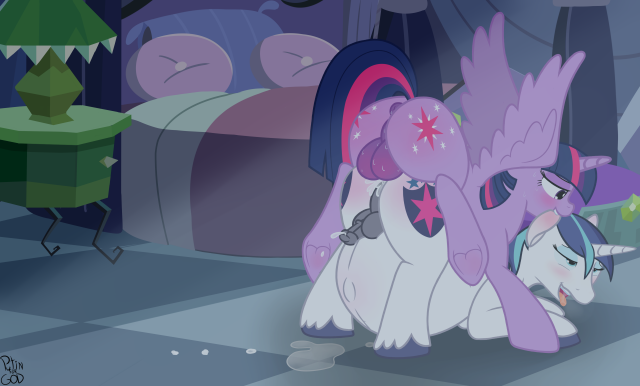 shining armor (mlp)+twilight sparkle (mlp)