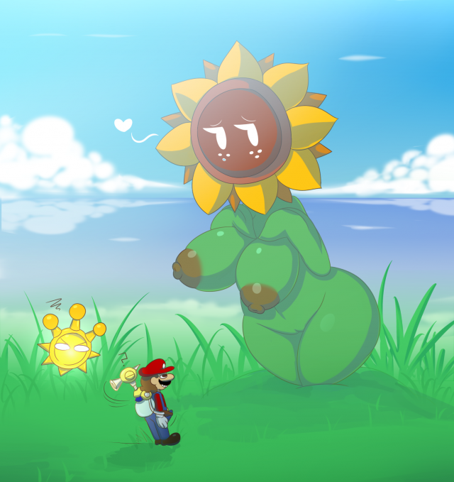 fludd+great sunflower+mario