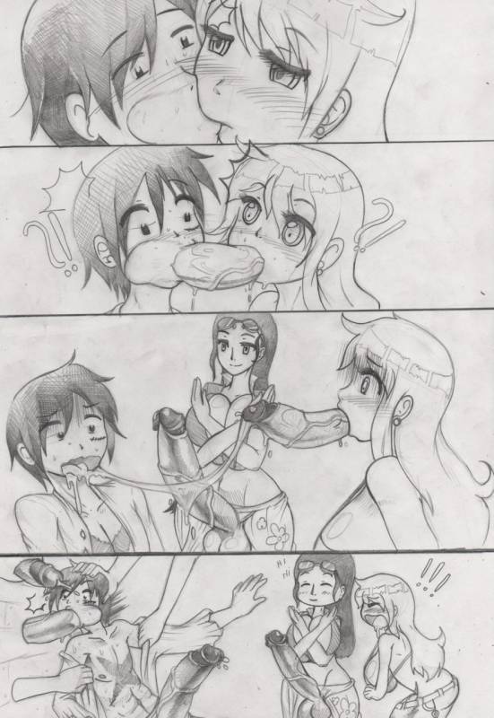 monkey d luffy+nami+nico robin