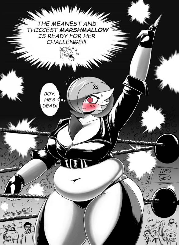 angel (kof)+blaziken+gardevoir+original character