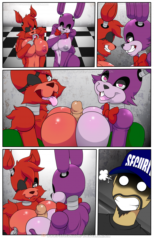 bonnie (fnaf)+foxy (fnaf)