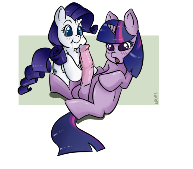 rarity (mlp)+twilight sparkle (mlp)