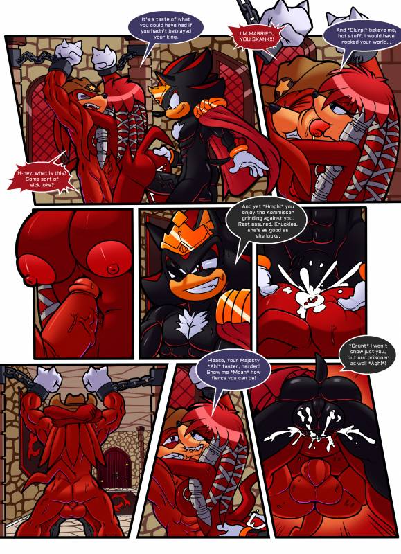 knuckles the echidna+lic-da+shadow- the hedgehog
