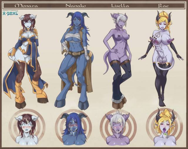 draenei+lisella+monara+nanako+rae (gunnmx)