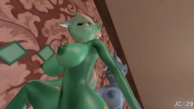 lyra heartstrings (mlp)+trixie lulamoon (mlp)