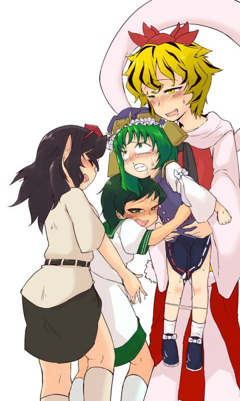 murasa minamitsu+shameimaru aya+shiki eiki+toramaru shou