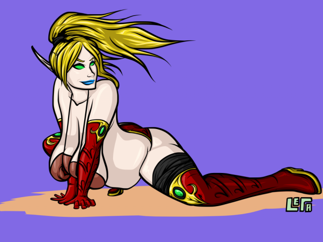 blood elf+valeera sanguinar