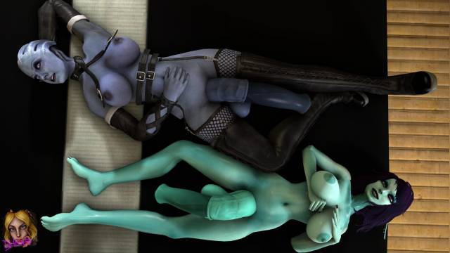 asari+liara t'soni+soria