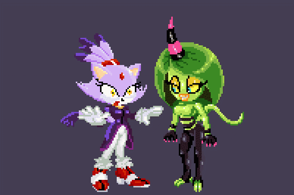 blaze the cat+zeena