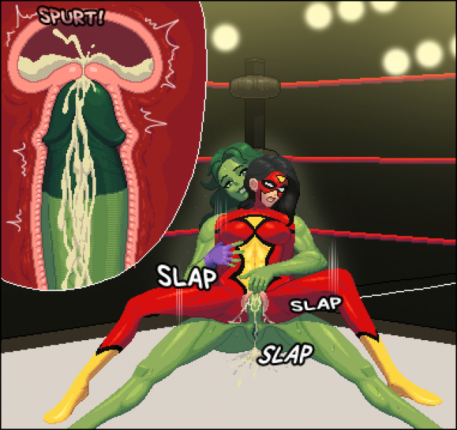she-hulk+spideg-woman