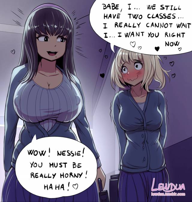alison (lewdua)+nessie (lewdua)+original character