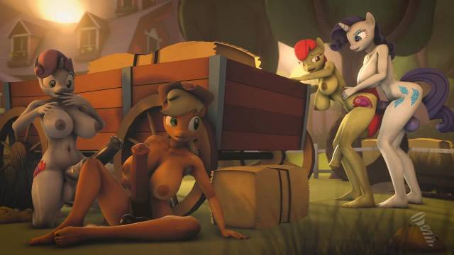 apple bloom (mlp)+applejack (mlp)+rarity (mlp)+sweetie belle (mlp)