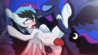 original character+princess luna (mlp)