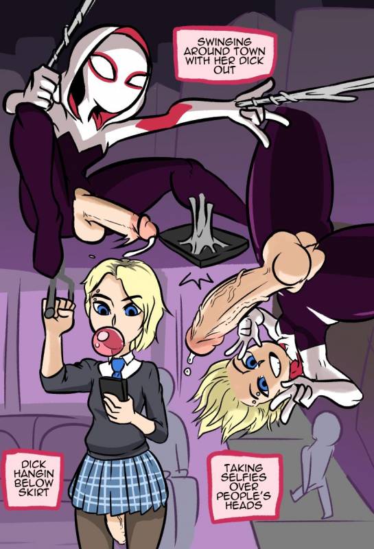 gwen stacy+spideg-gwen