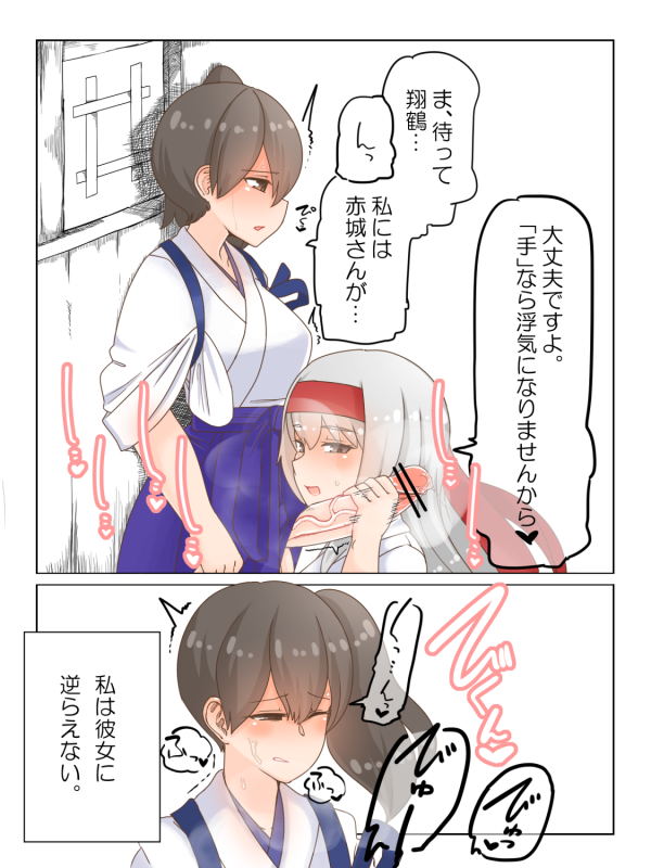 kaga (kantai collection)+shoukaku (kantai collection)
