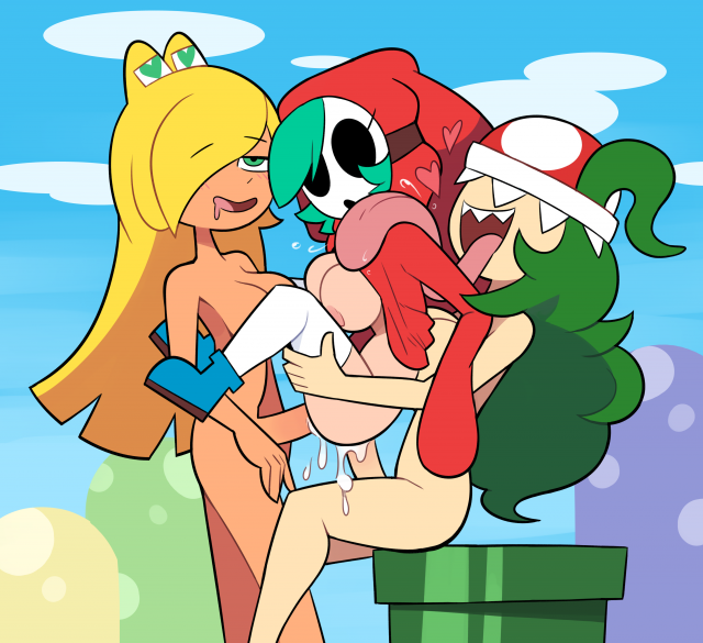 koopa+piranha plant+shy gal+shy guy